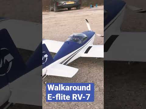 Walkaround E-flite RV-7 #rcplane #eflite #rv7 #walkaround #plane #scalerc #scalemodel