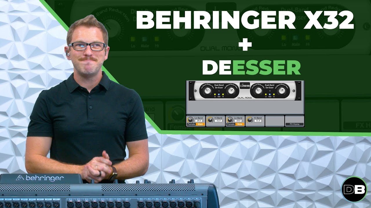Behringer X32 Effects: Dual DeEsser Tutorial 🎚️
