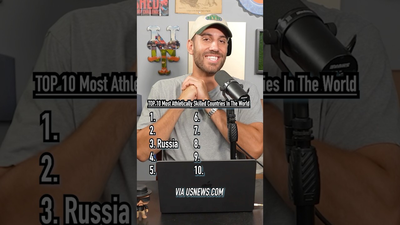 Top 10 Most Athletically Skilled Countries In The World! #shorts #athlete #top10 #countries #world