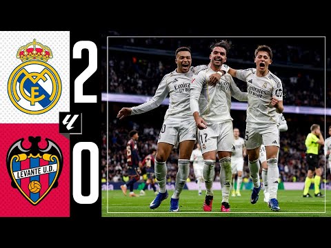 Real Madrid 2-0 Levante Highlights ⚽