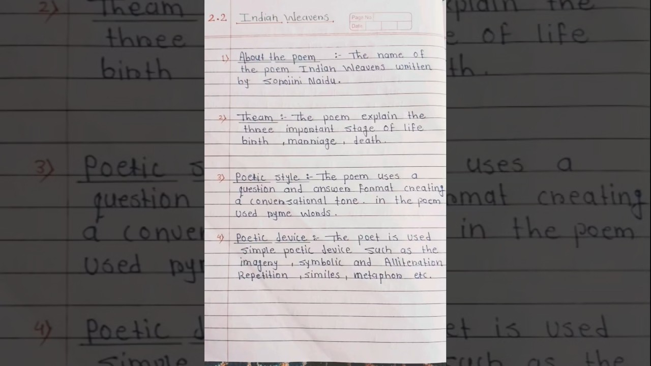 Class 12 English Chapter 2.2: Appreciation