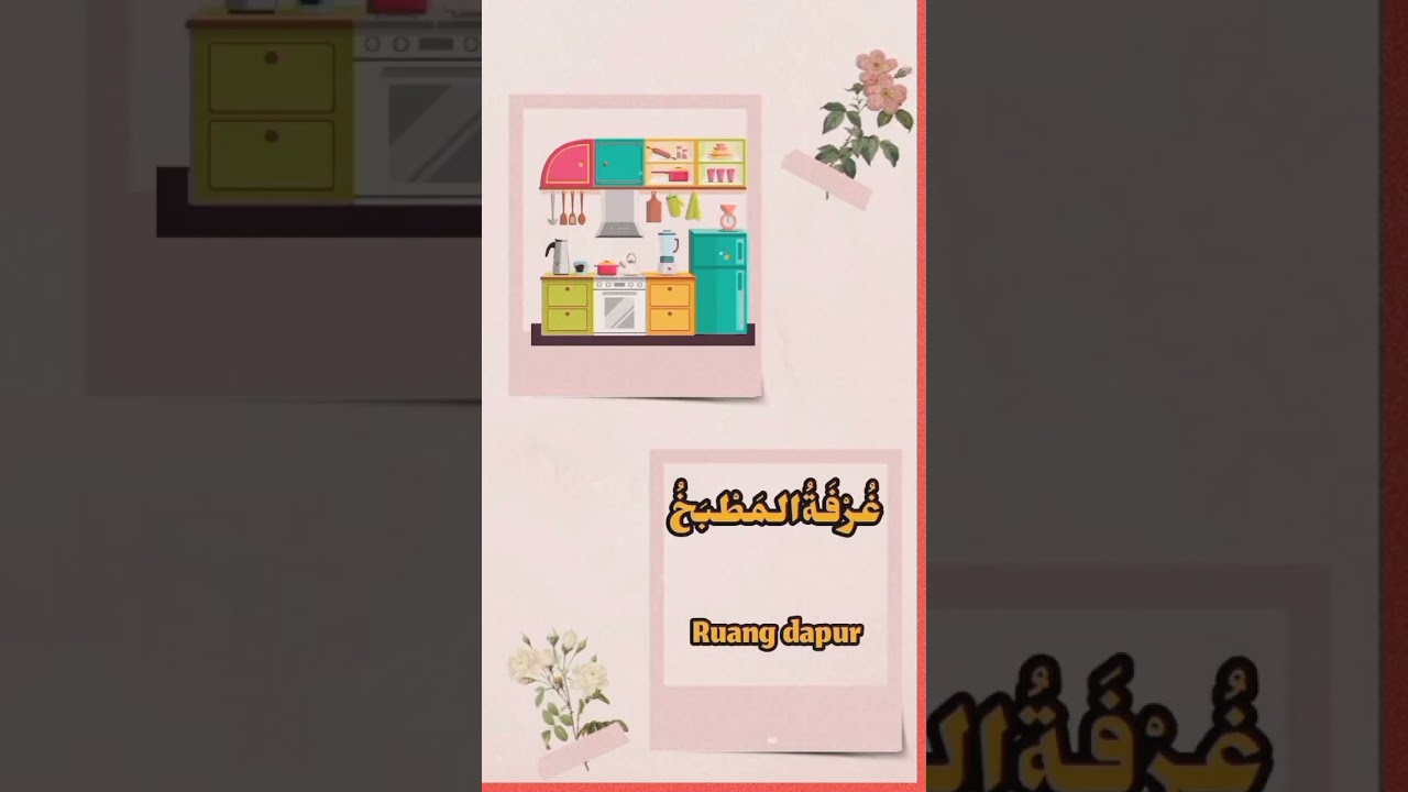Nama Ruangan dalam Rumah dalam Bahasa Arab 🏡