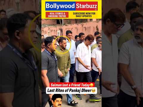 Never Seen Him This Sad ЁЯе║ЁЯТФ | Bollywood Stars Mourn Pankaj DheerтАЩs PassingЁЯе║ЁЯТФ