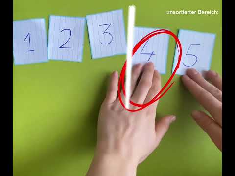 Sortieren linearer Datenstrukturen (Informatik GK, Oberstufe)