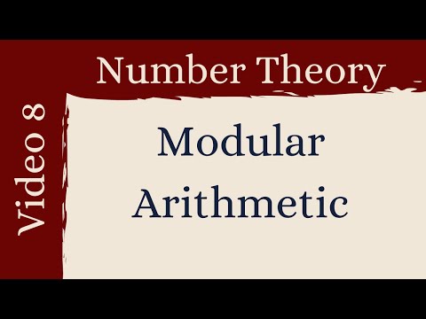 Modular Arithmetic -- Number Theory 8