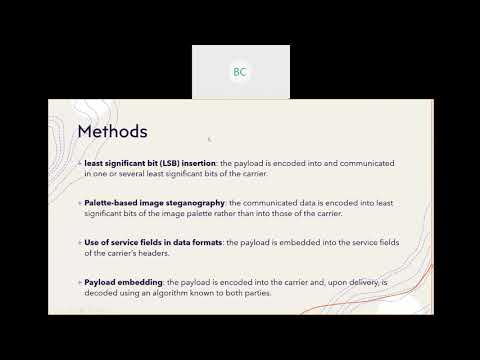 CNS: Steganography Methods