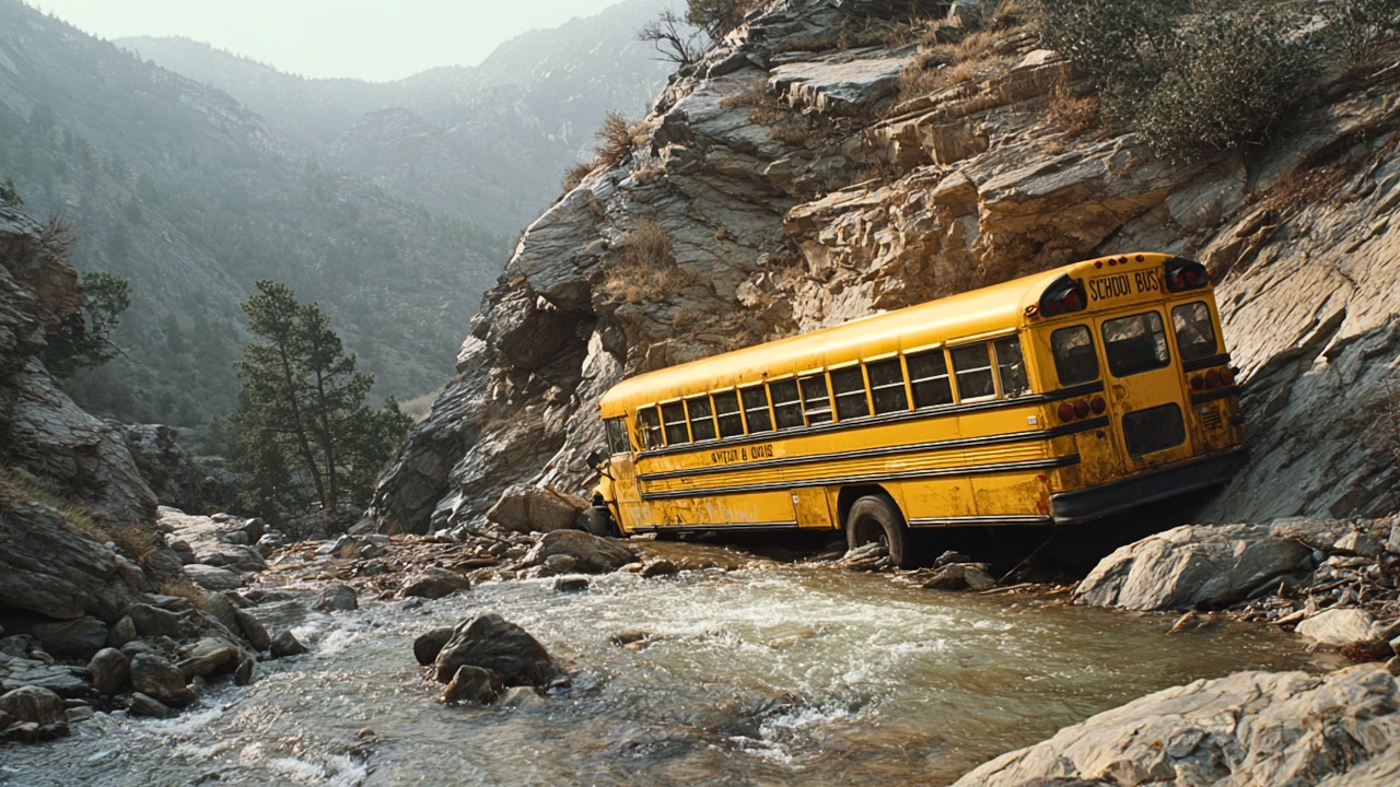 Thrilling Bus Encounter Turns to Survival 🚍