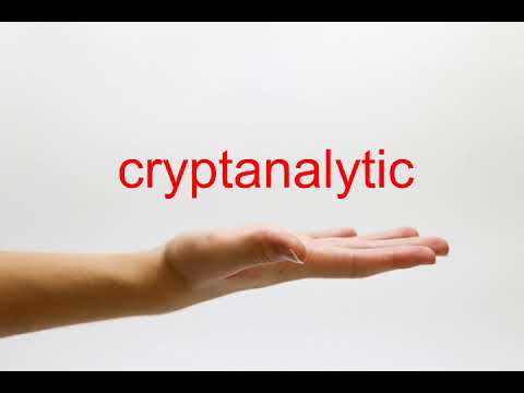 How to Pronounce cryptanalytic - American English