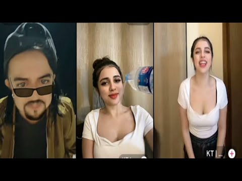 Waseem very funny tik tok live with k t