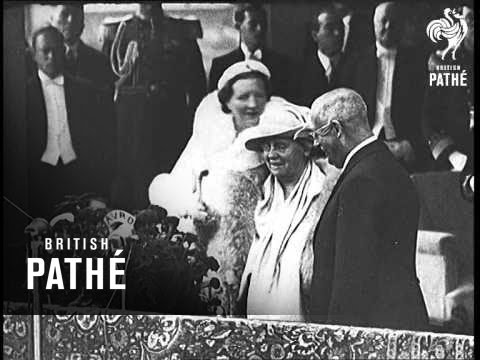 Queen Wilhelmina Launches Dutch Liner 'Oranje' 🚢