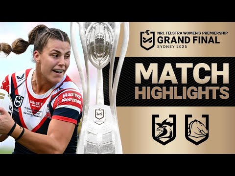 2025 NRLW Match Highlights | Roosters v Broncos | Grand Final