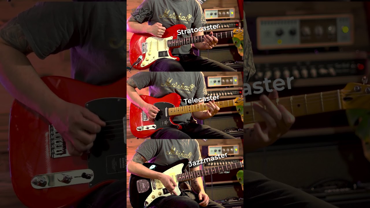 Fender Guitars Comparison by Maxguitarstore 🎸