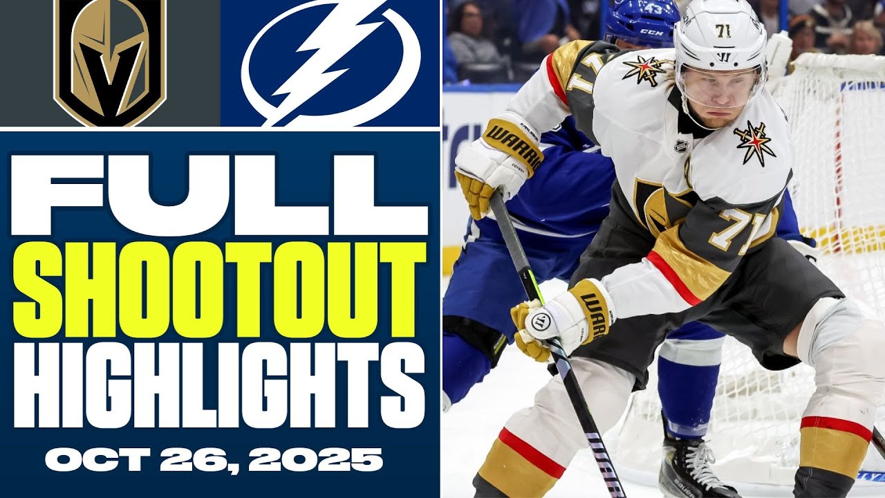 Vegas Golden Knights vs. Tampa Bay Lightning | Exciting Overtime Highlights (Oct 26, 2025) 🏒