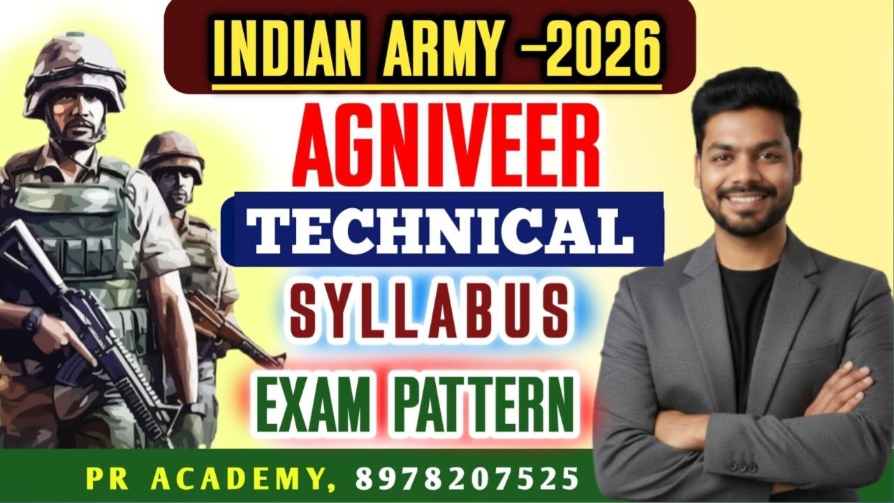 Army Agniveer Tech 2026 Syllabus & Exam Pattern 🔥