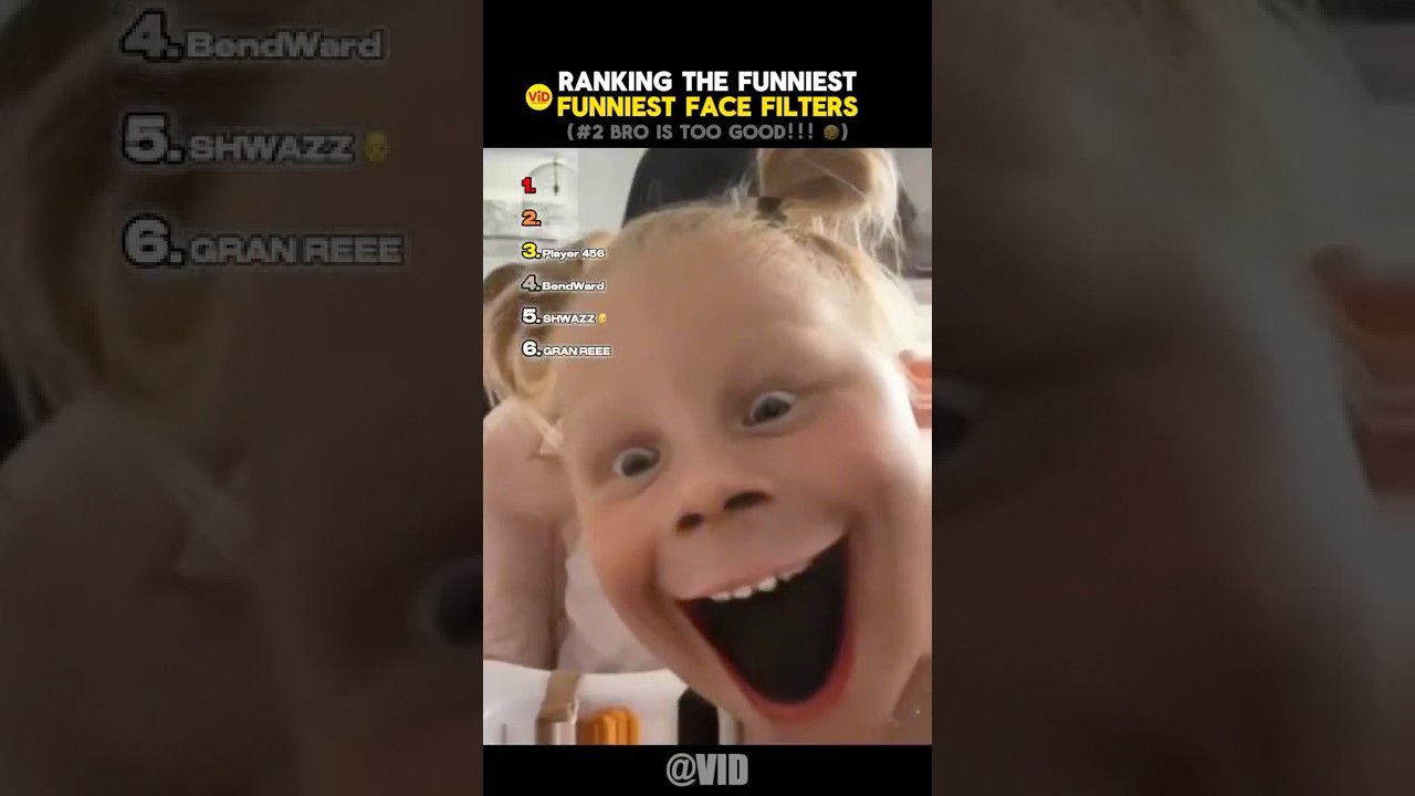 Top 10 Funniest Face Filters You Have to See π
