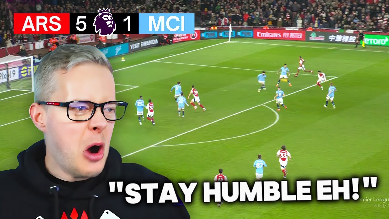 Arsenal vs Manchester City Live Watchalong with Mark Goldbridge ⚽