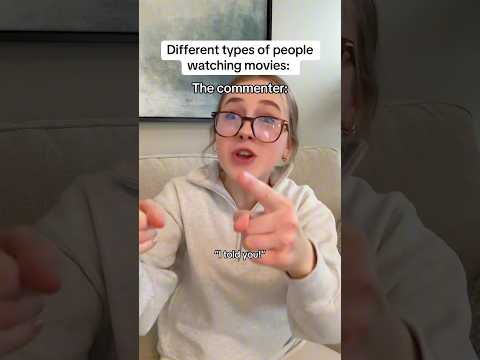 The different types of people watching movies #pov #relatable #comedy #skit