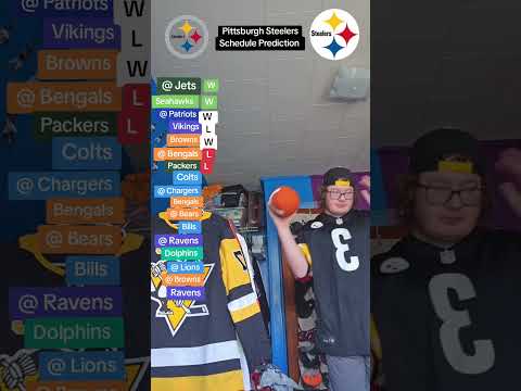 Pittsburgh Steelers Football schedule prediction. Which NFL Team next??