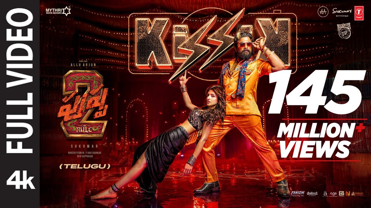 KISSIK Song | Pushpa 2 The Rule | Allu Arjun & Sreeleela | Official Full Video 🎬