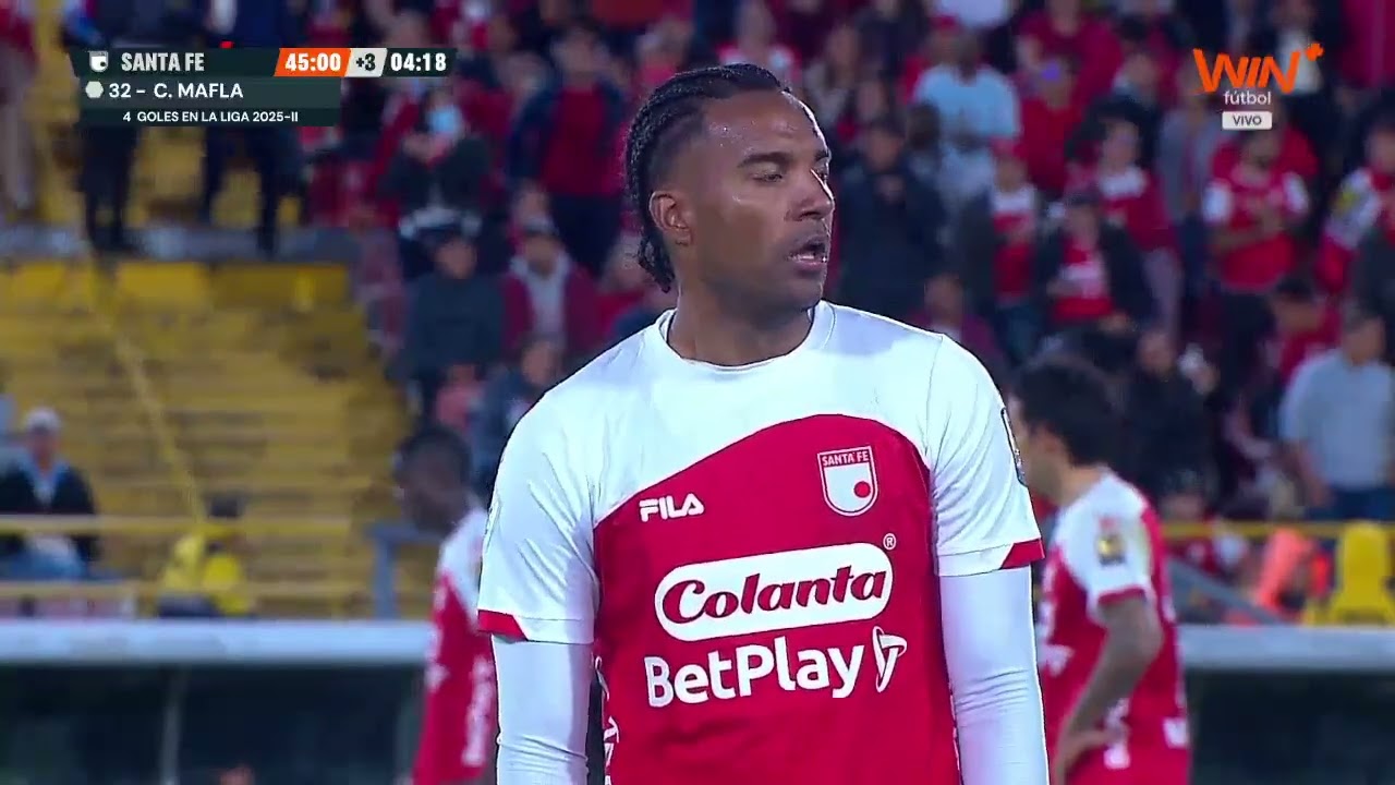 Santa Fe Gana con Gol de Mafla ante Tolima 🦁
