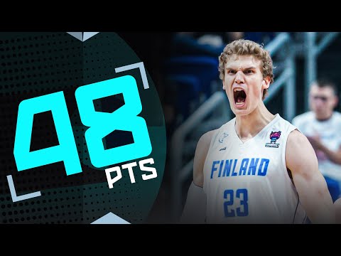 Unstoppable: Markkanen erupts for career-high 48 points in #EuroBasket preparation game!
