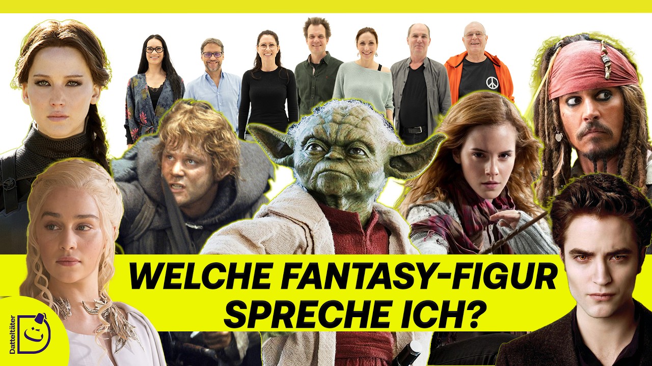 Fantasiefiguren: Wer spricht Yoda, Hermine & Co.? 🎭