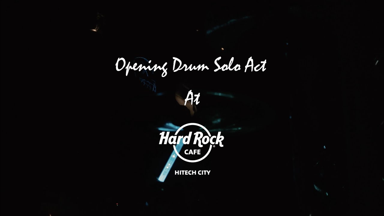 Drum Solo by Omkar Rasal at Hard Rock Cafe 🎵