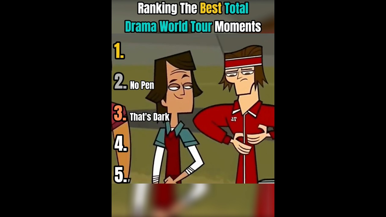 Ranking The Best Total Drama World Tour Moments#tdi#tda#tdwt#tdroti#tdas#totaldrama#totaldramaaction