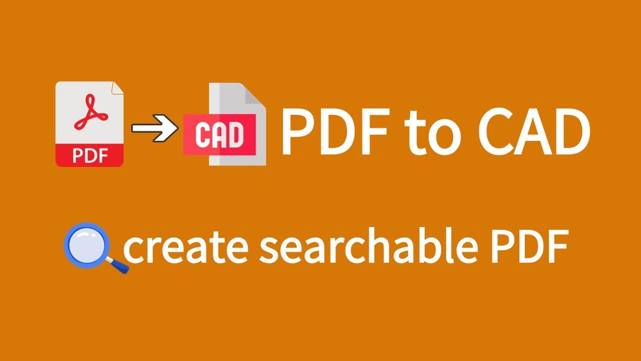 PlanForm: Convert PDFs to CAD & Searchable PDFs