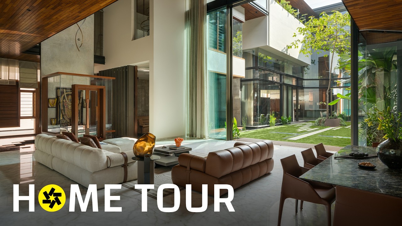 A 33,000 Sq.Ft. Multi-Generational Luxury Courtyard Home in Bengaluru! (House Tour)