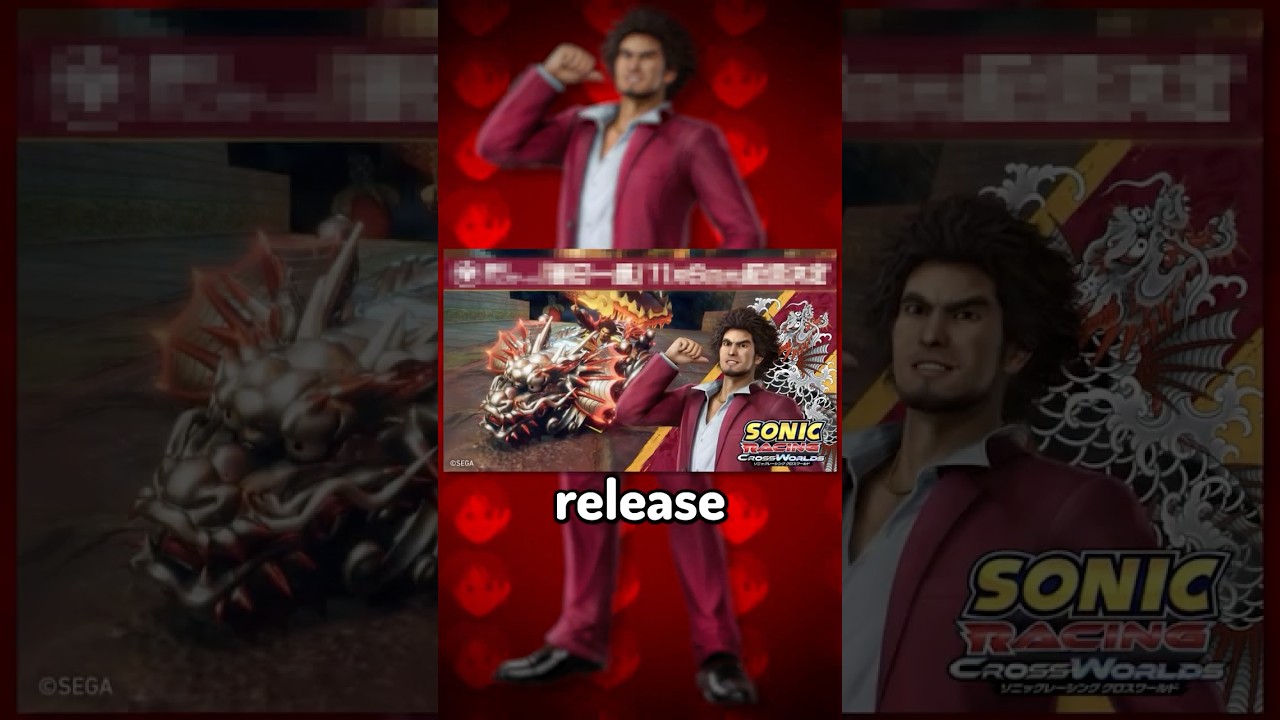 π Sonic Racing CrossWorlds Leak: Ichiban Kasuga Confirmed as Next DLC Character!