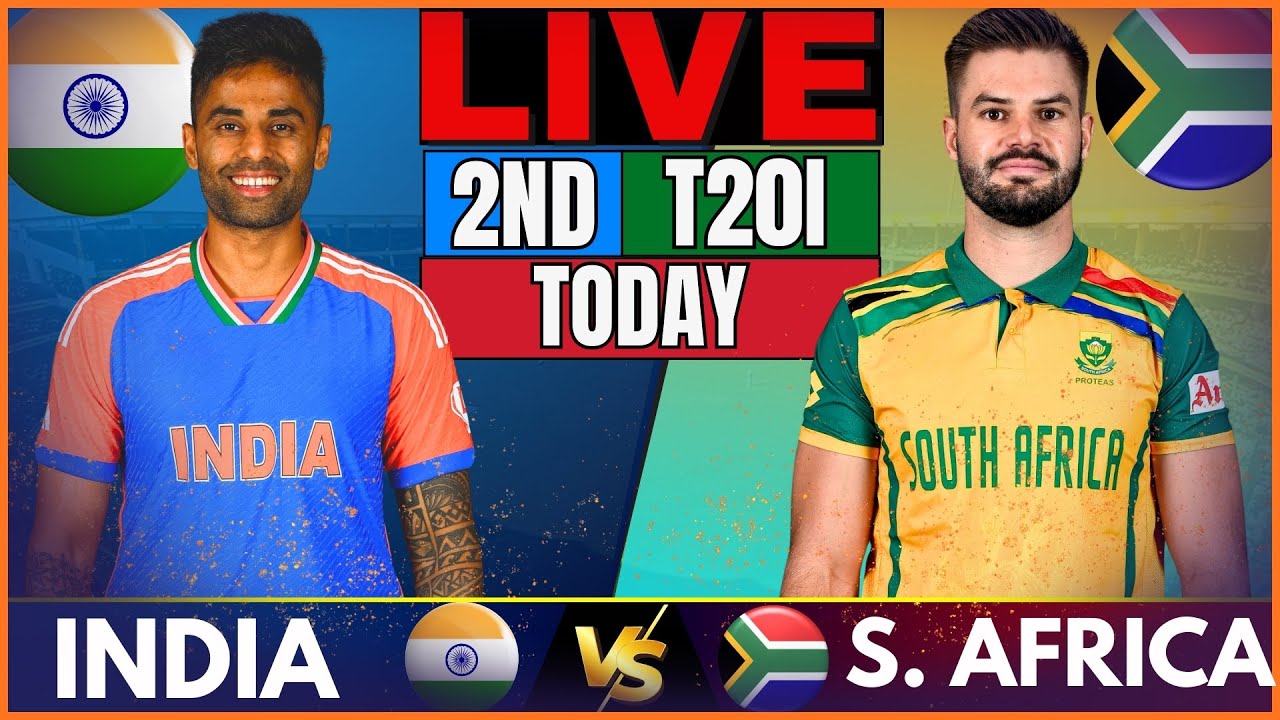 India vs South Africa 2nd T20I Live Score & Commentary