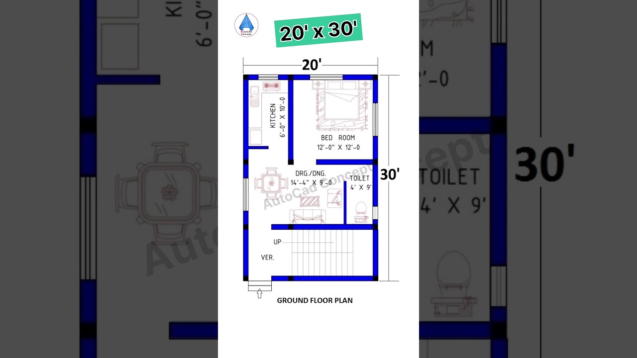 20x30 House Design Ideas 🏡