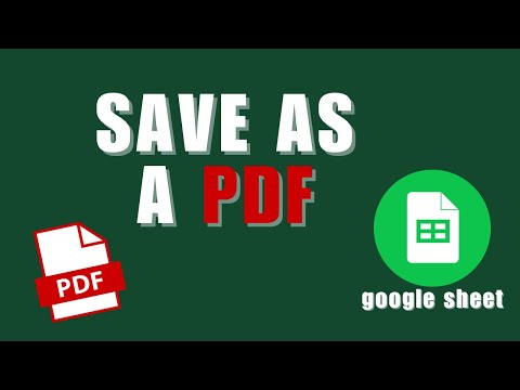 Work with Google Sheet on iPhone! How to Save Your Spreadsheet Documents in PDF Format?