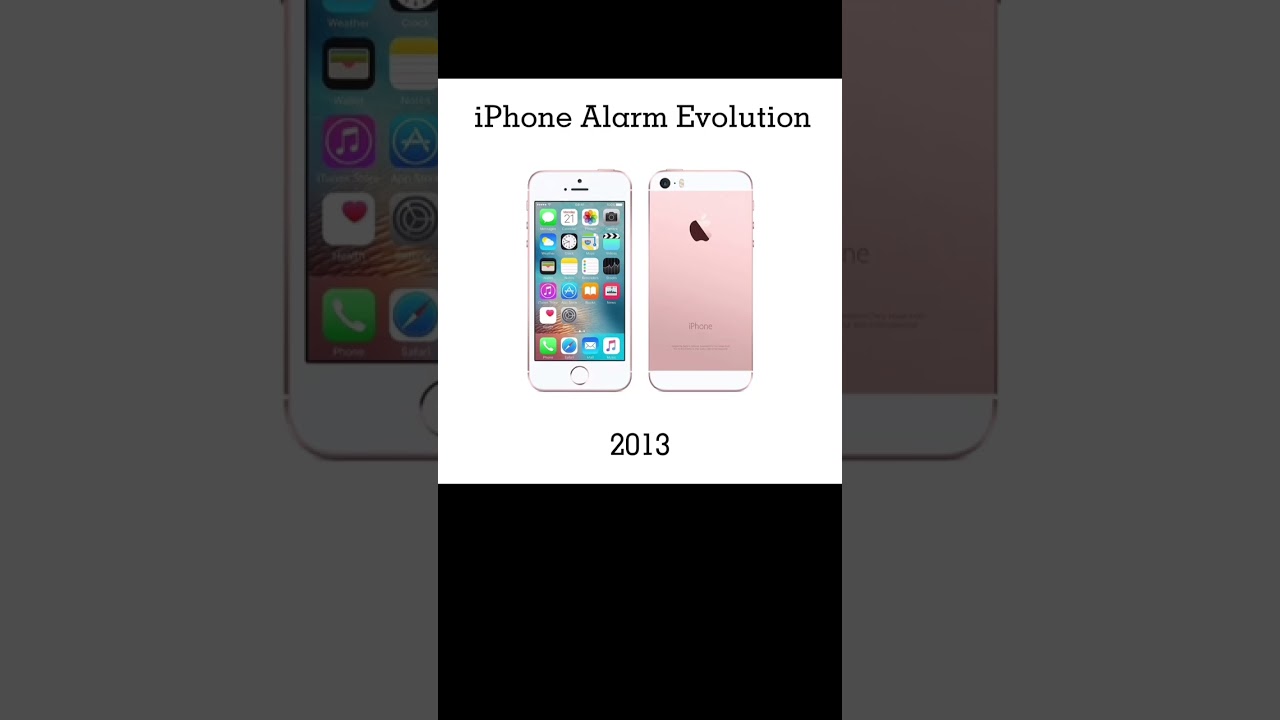 iPhone Alarm Through the Years ⏰