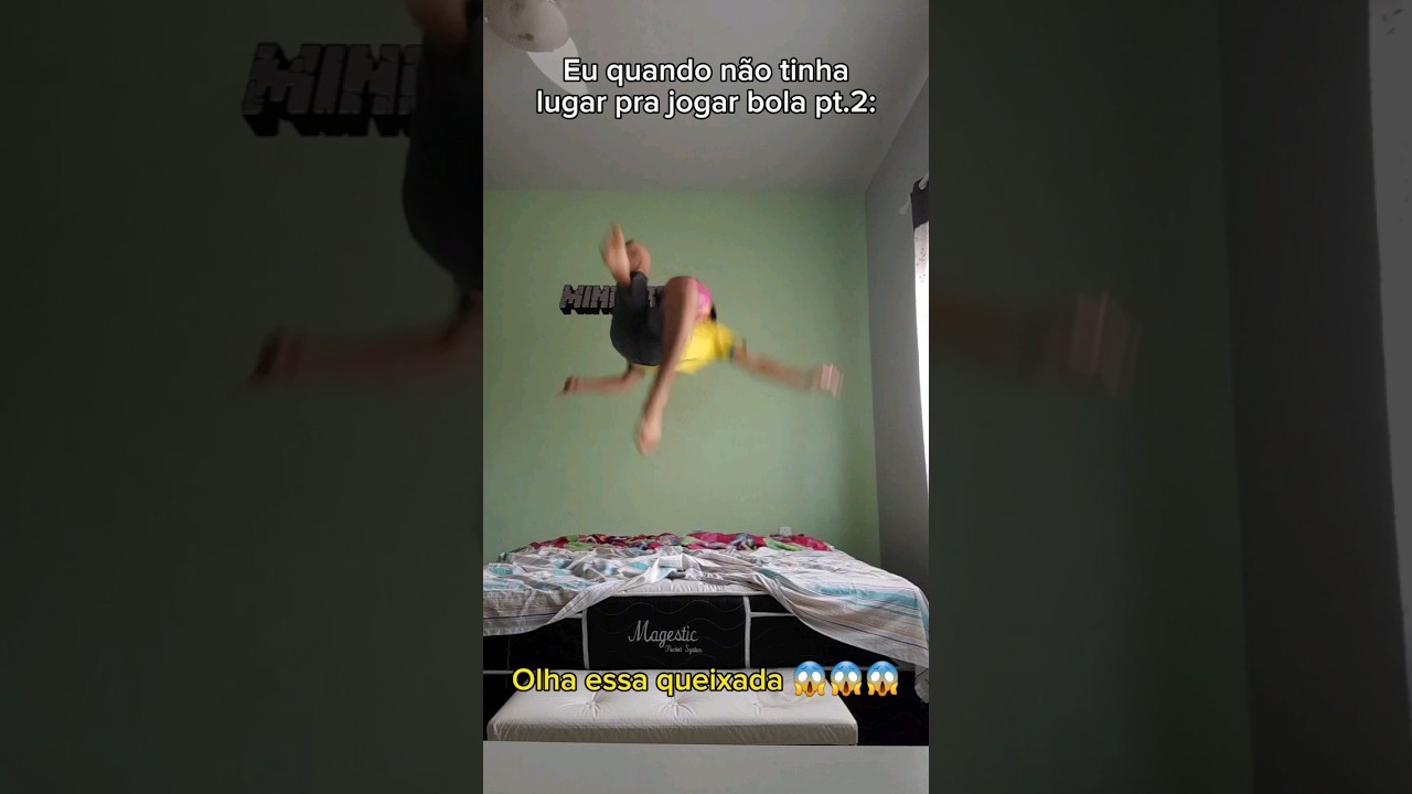 Quando não tinha espaço pra jogar bola ⚽️