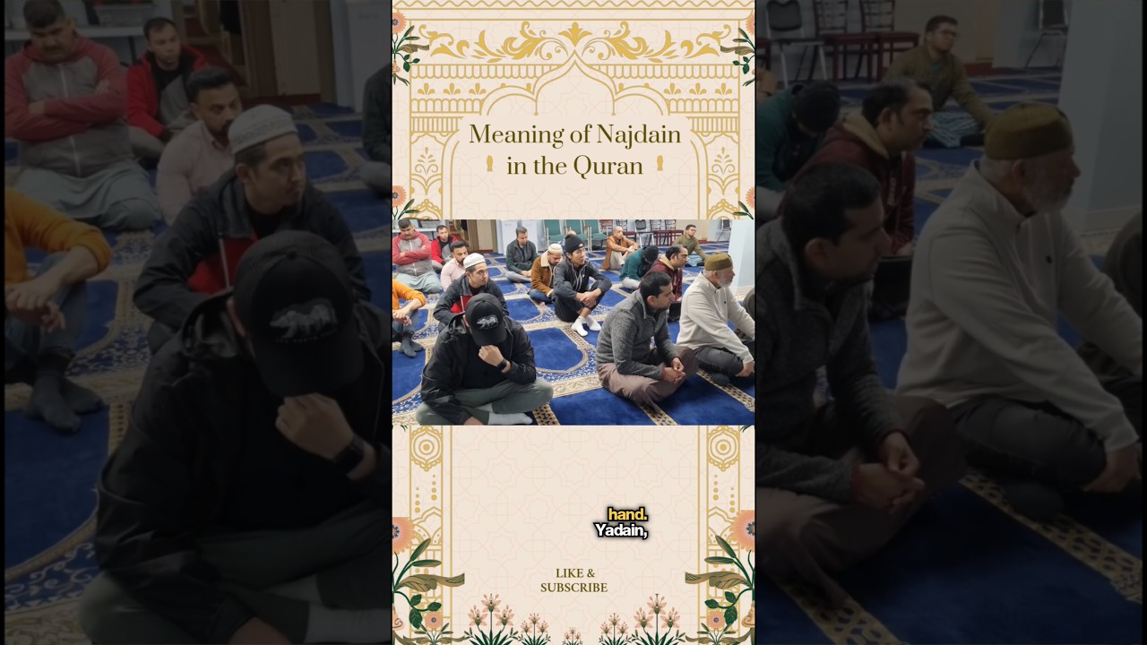 Meaning of Najdain in the Quran ๐ฟ