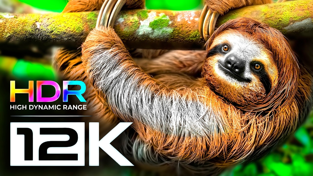 CUTE ANIMALS IN THE WILD 8K VIDEO ULTRA HD - OLED TV HDR 60FPS DOLBY ATMOS 12K