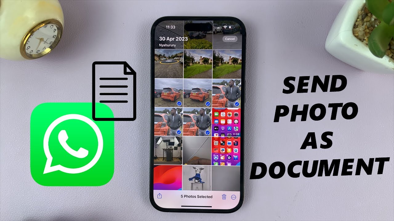 Easily Send iPhone Photos as Documents on WhatsApp πΈ