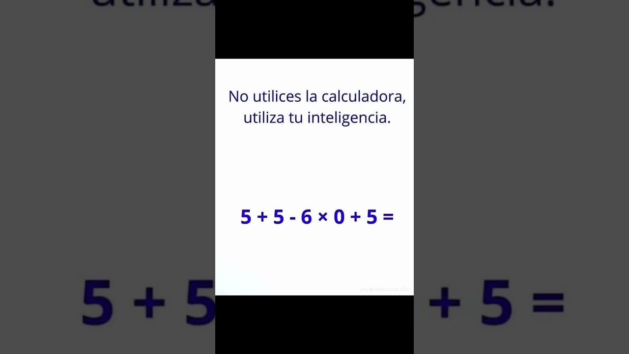 ¡Desafío Matemático Rápido! ¿Puedes Resolver Esto? 🤔