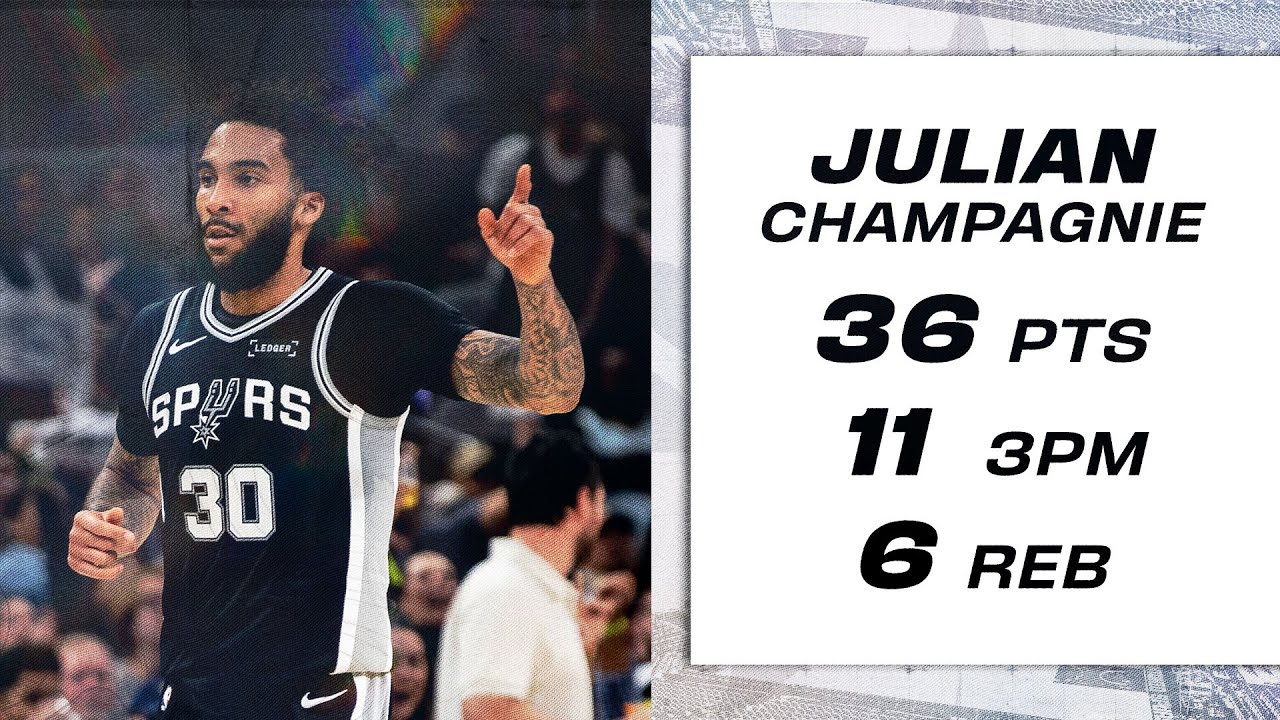 Julian Champagnie Hits NEW FRANCHISE RECORD With 11 Threes!