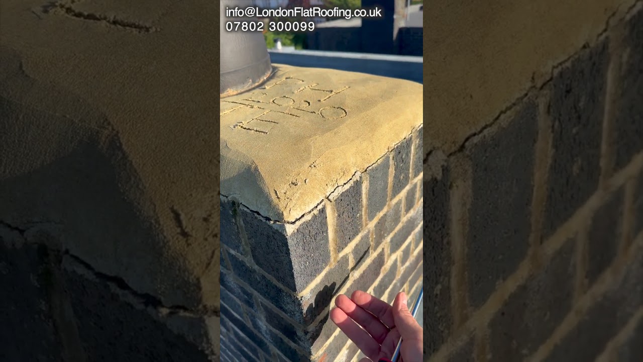 Poorly Repaired Chimney Leak in London 🏠
