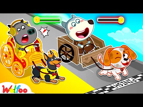 Rich vs Poor Dog?! 🐶💰 Who’s the Real Hero? | Teamwork Adventure | Wolfoo New Episodes 2025