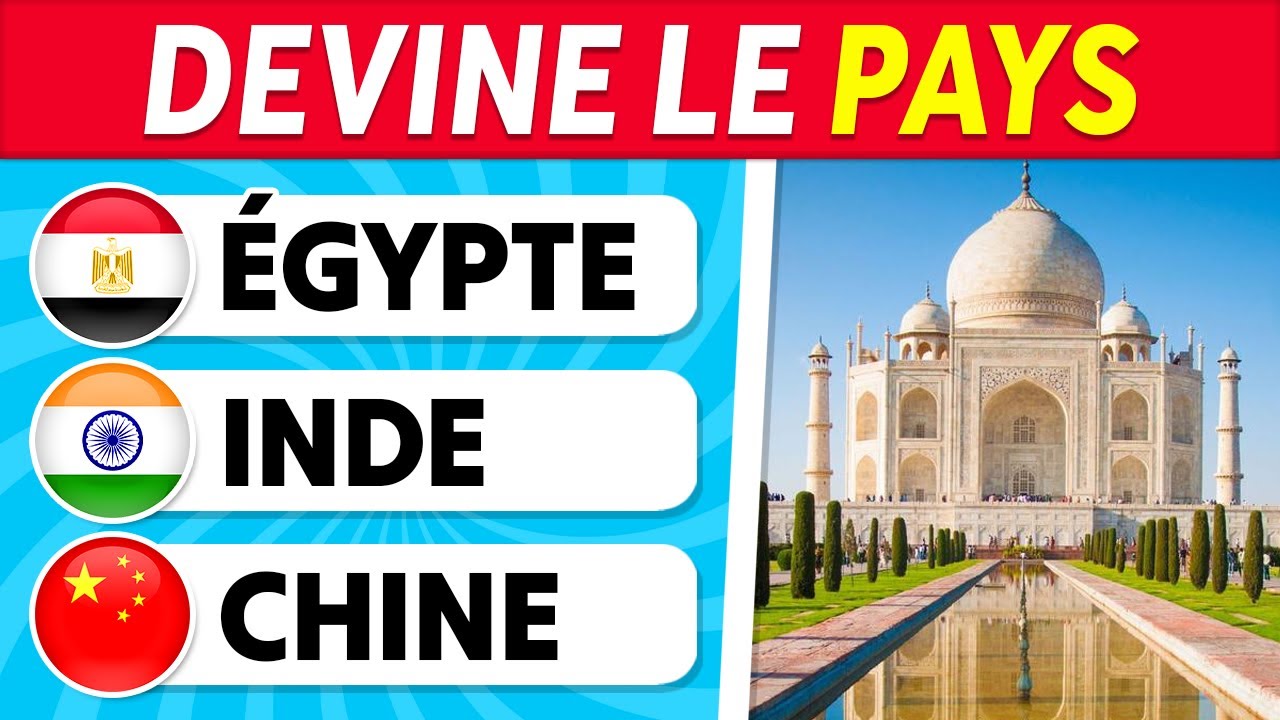 Quiz de Géographie : Devinez le Pays à Partir de ses Monuments Emblématiques