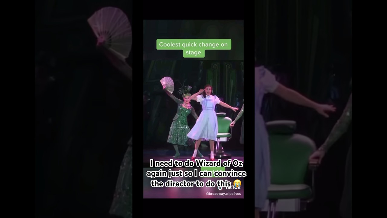 Quick Change Needed for Wizard of Oz 🎭