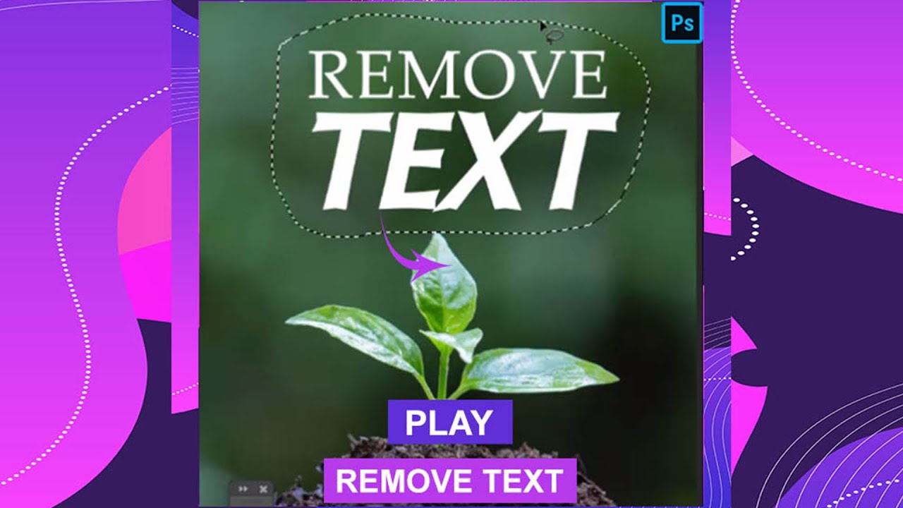 How to Remove Text from Images in Adobe Photoshop: Beginner Tutorial