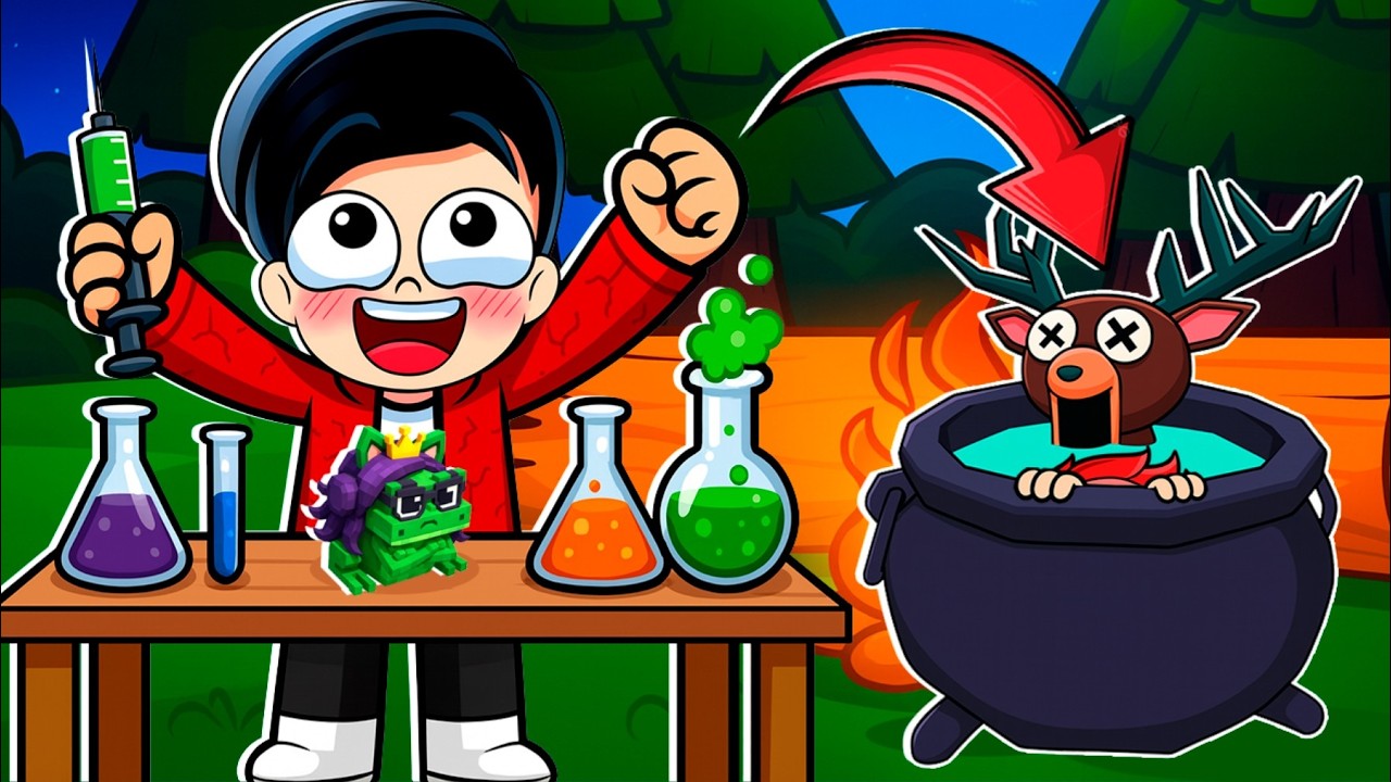 ¡Troleé a mi Familia en 99 Noches en el Bosque con Pociones Mágicas! 🧙️