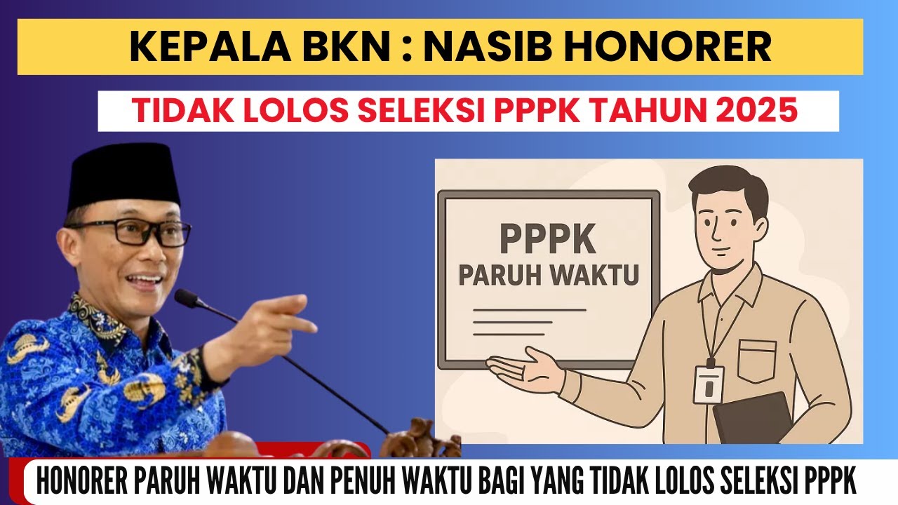 Kepala BKN: Nasib Honorer Gagal Seleksi PPPK 2024 🔥