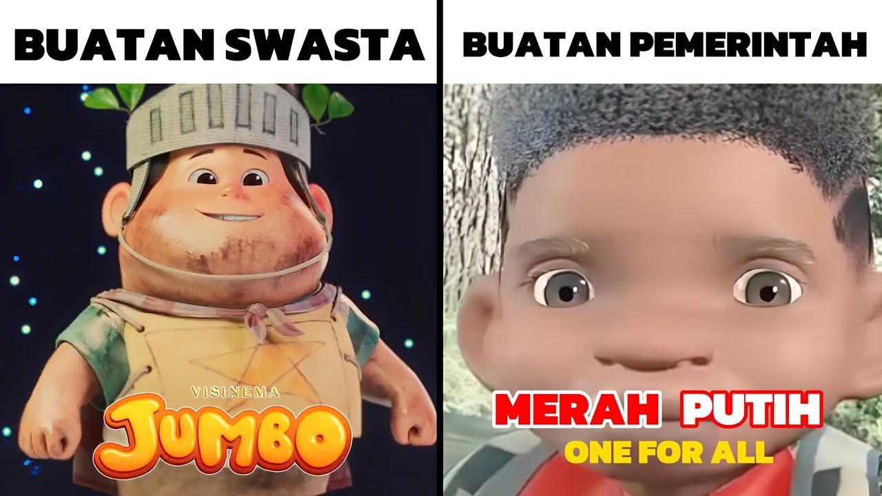 Perbandingan Animasi Swasta dan Pemerintah 🇮🇩 | Merah Putih One For All