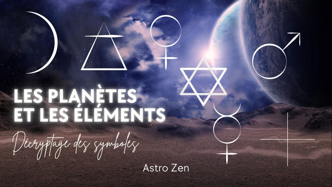 Symboles des Planètes et Éléments 🌌